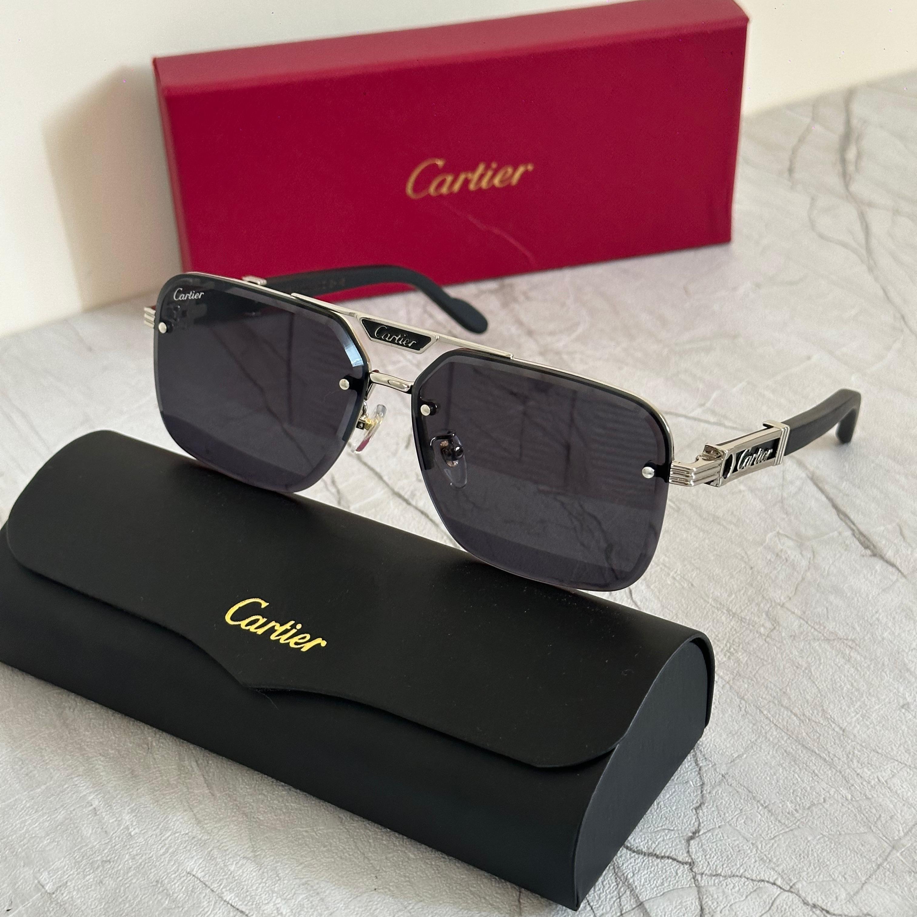 Cartier CT0398O Santos de Cartier Sunglasses