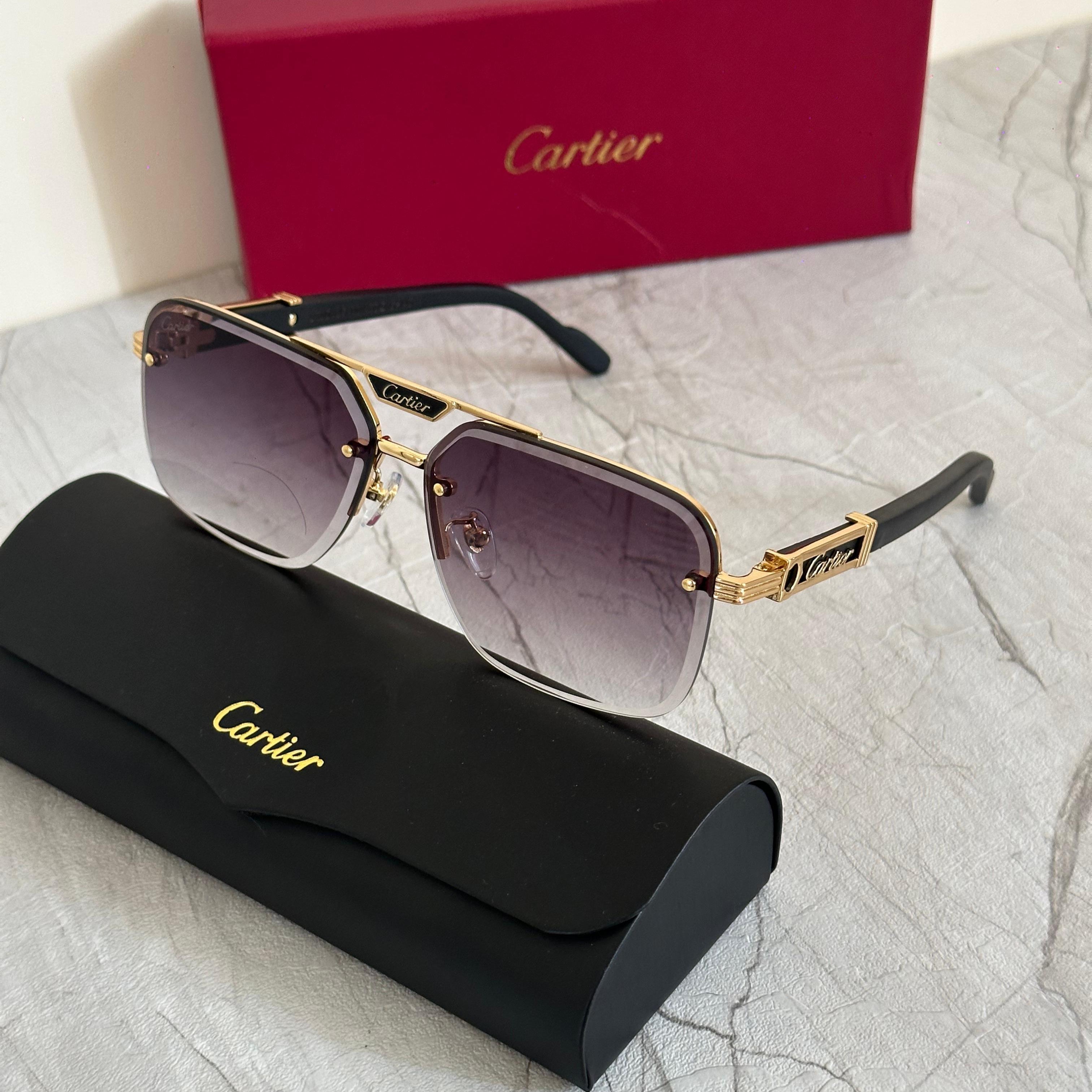 Cartier CT0398O Santos de Cartier Sunglasses
