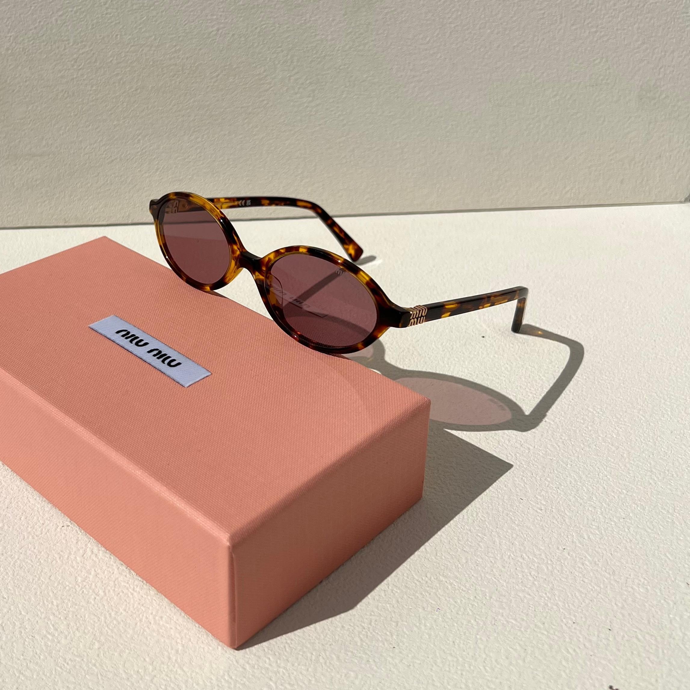 Miu Miu MU 01QV Oval Optical Glasses