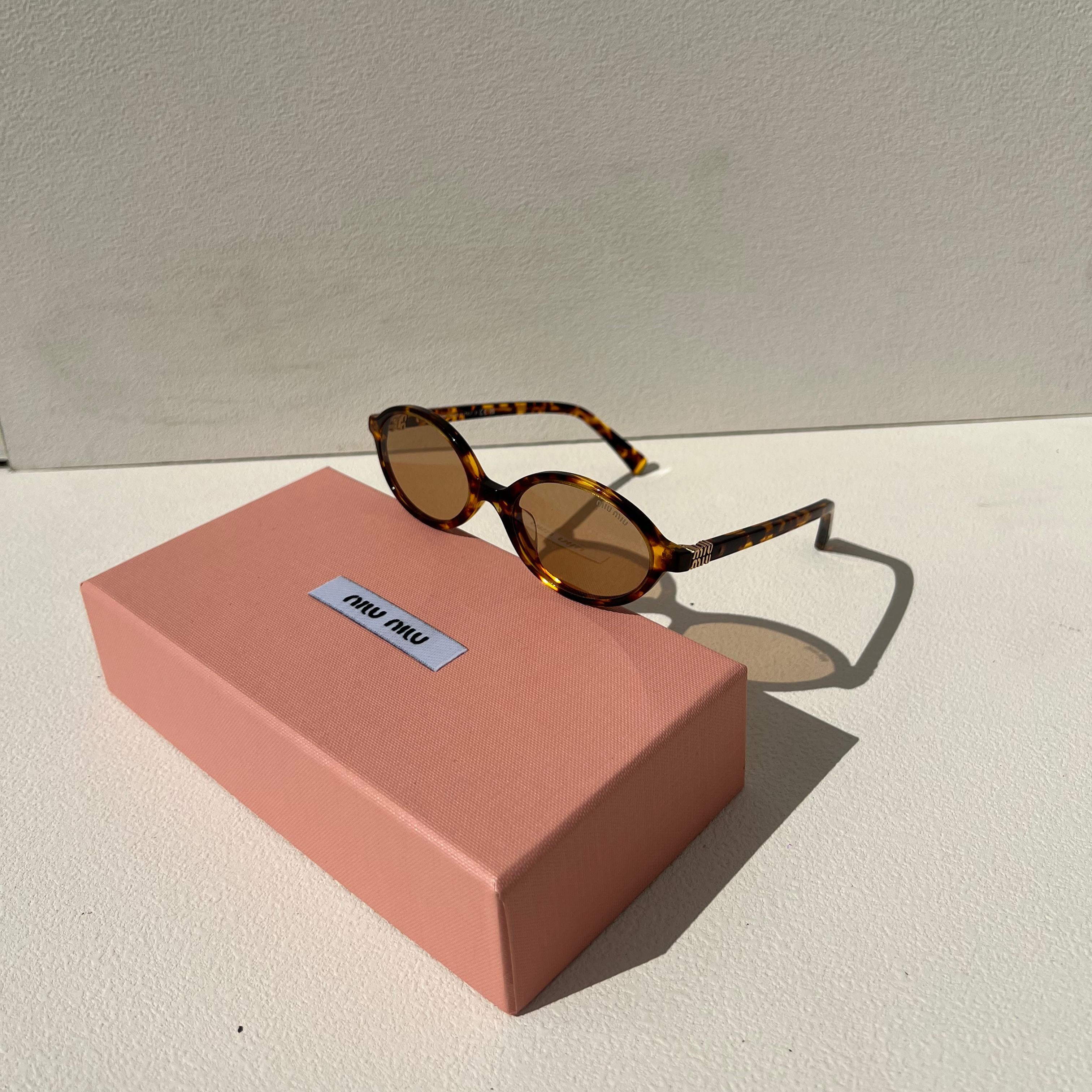 Miu Miu MU 01QV Oval Optical Glasses