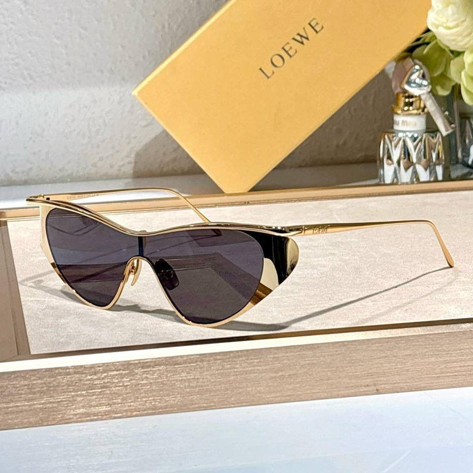 Loewe Mask Sunglasses in Metal