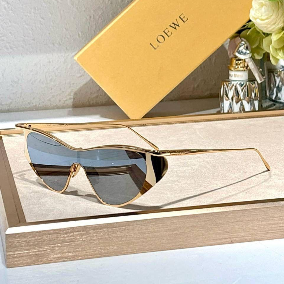 Loewe Mask Sunglasses in Metal