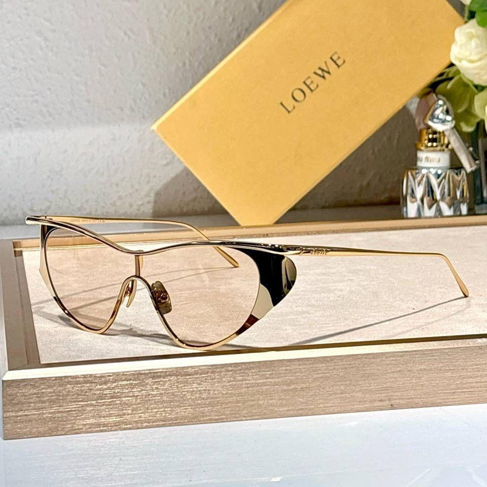 Loewe Mask Sunglasses in Metal