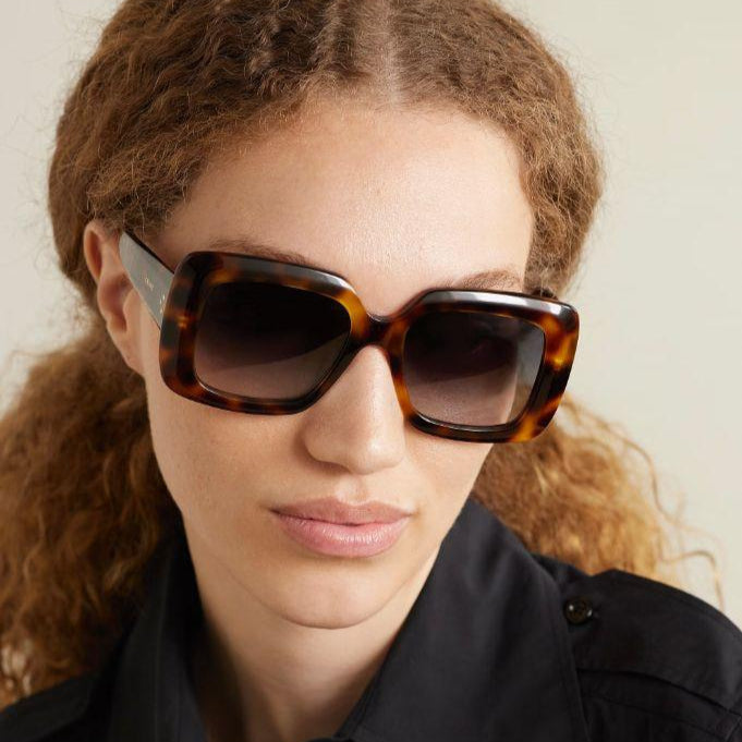 Celine Oversized Square Acetate Sunglasses