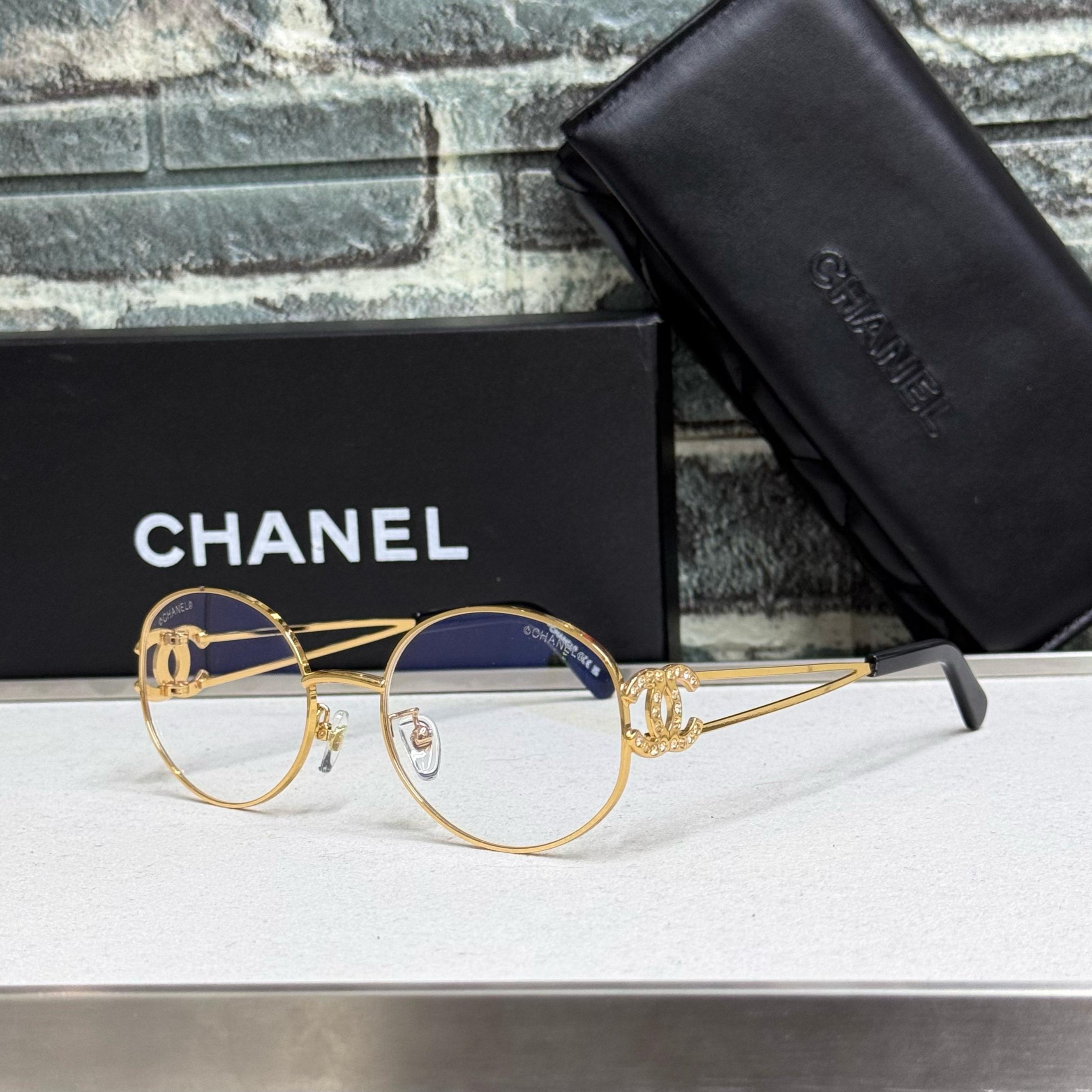 Chanel CC Logo Wireframe Sunglasses