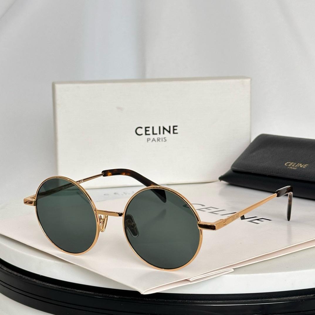 Celine Round Metal Sunglasses