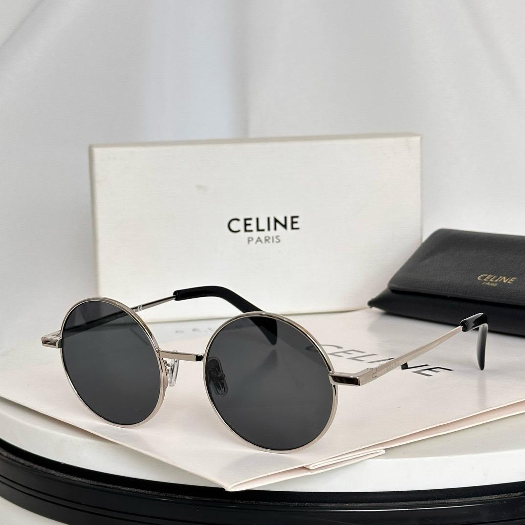 Celine Round Metal Sunglasses