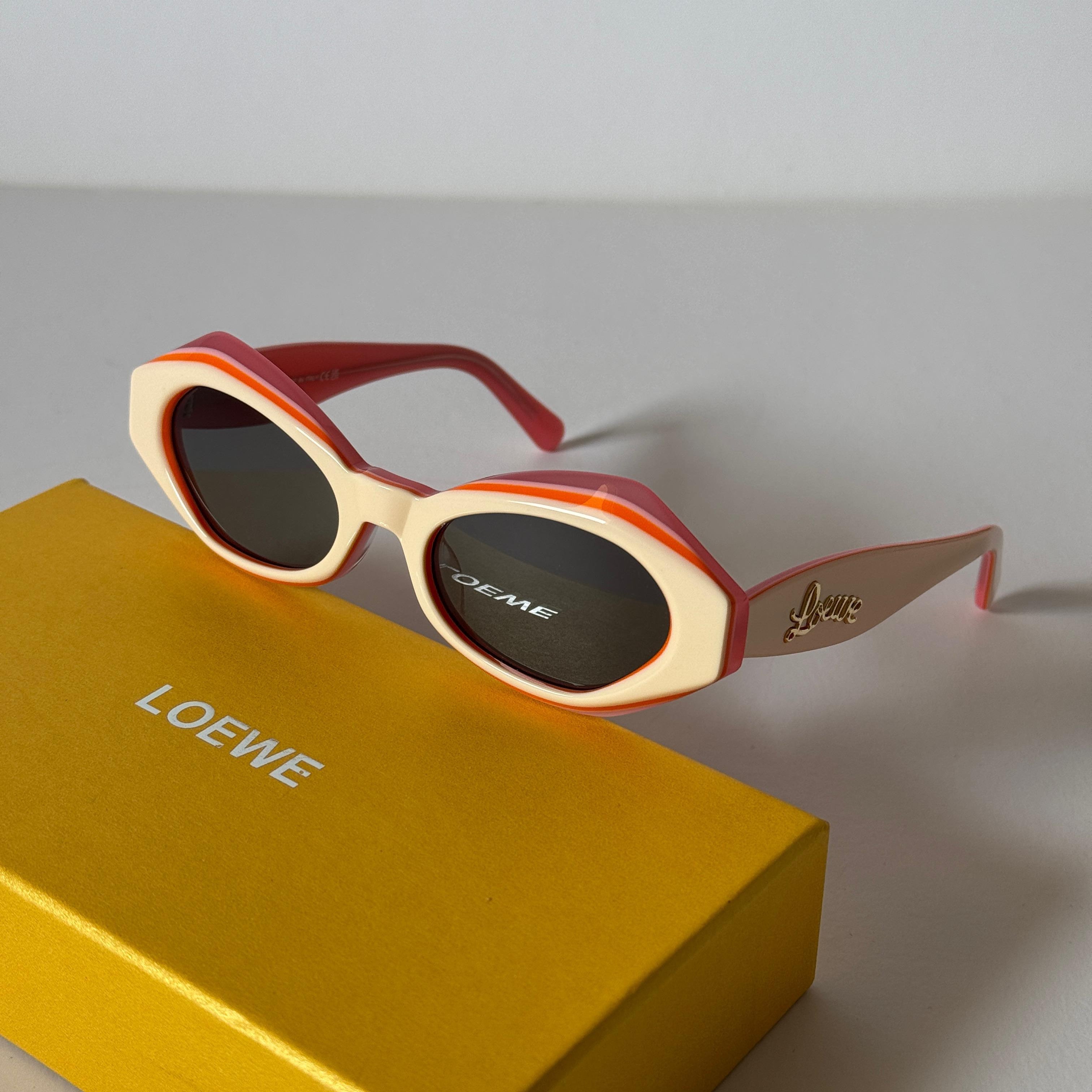 Loewe Paula's Ibiza Oval Acetate Sunglasses