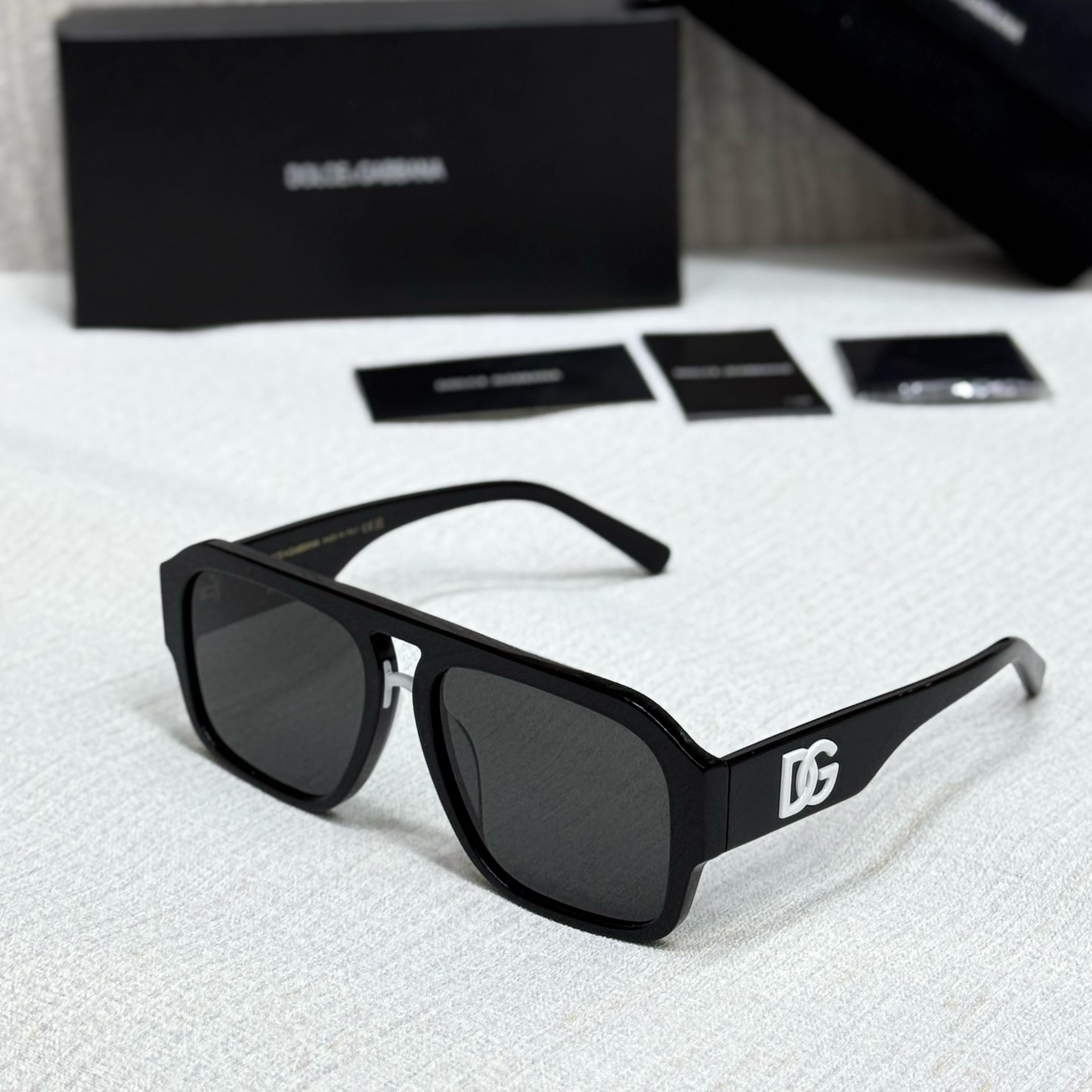 D&G DG4378 Square Logo Sunglasses