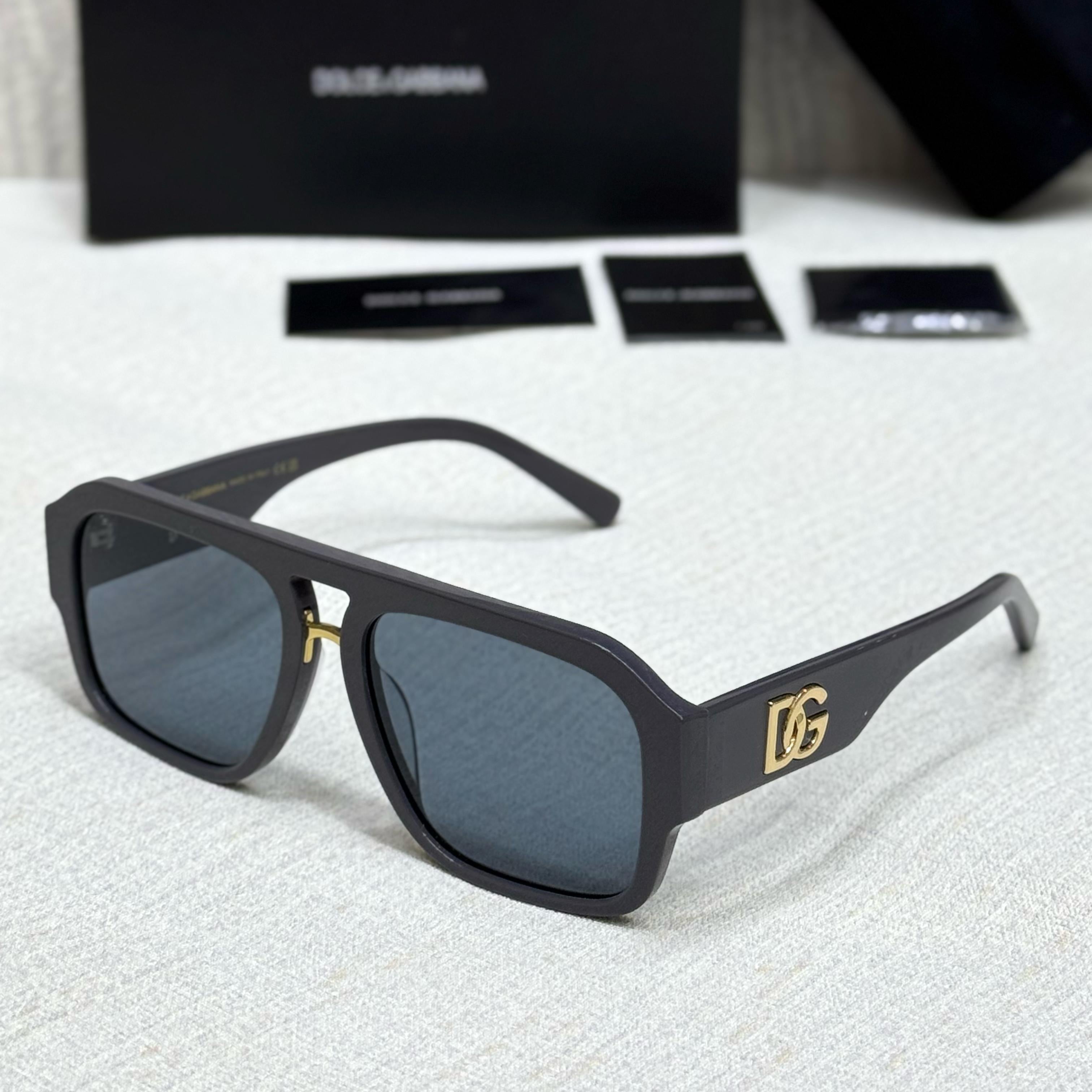 D&G DG4378 Square Logo Sunglasses