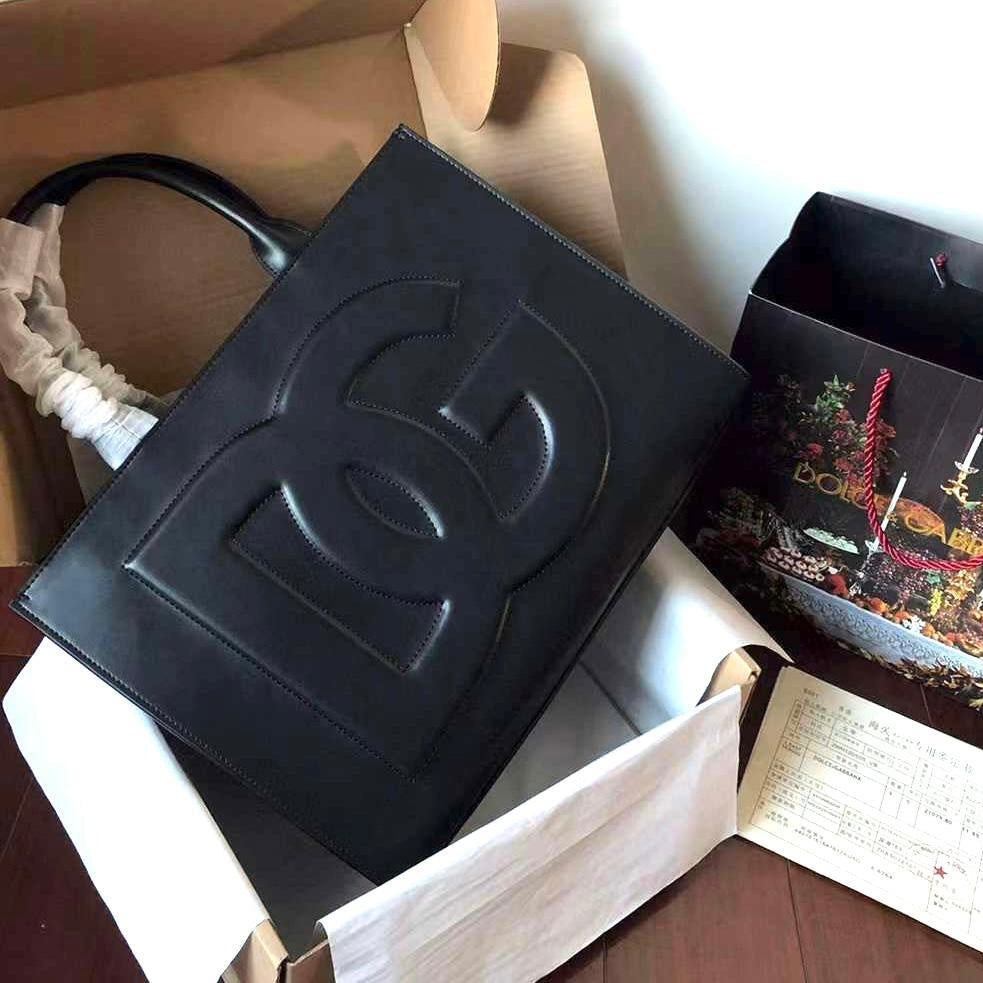 Dolce&Gabbana Leather Dg Logo Bag