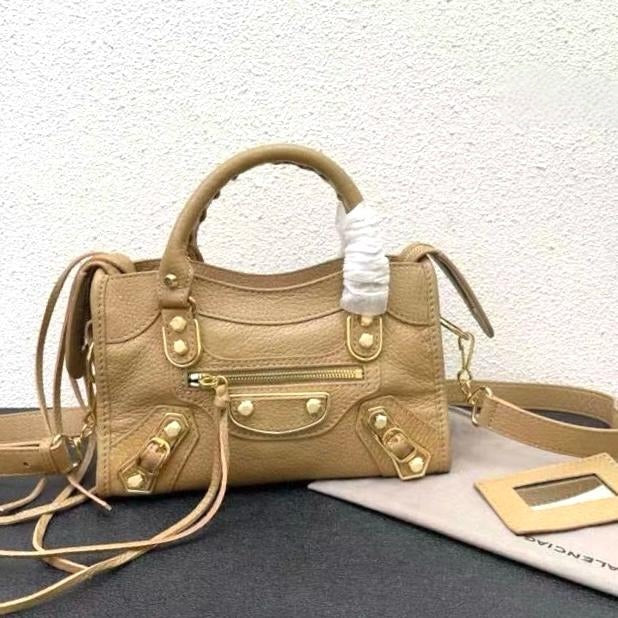 Balenciaga Women's Natural Metallic City