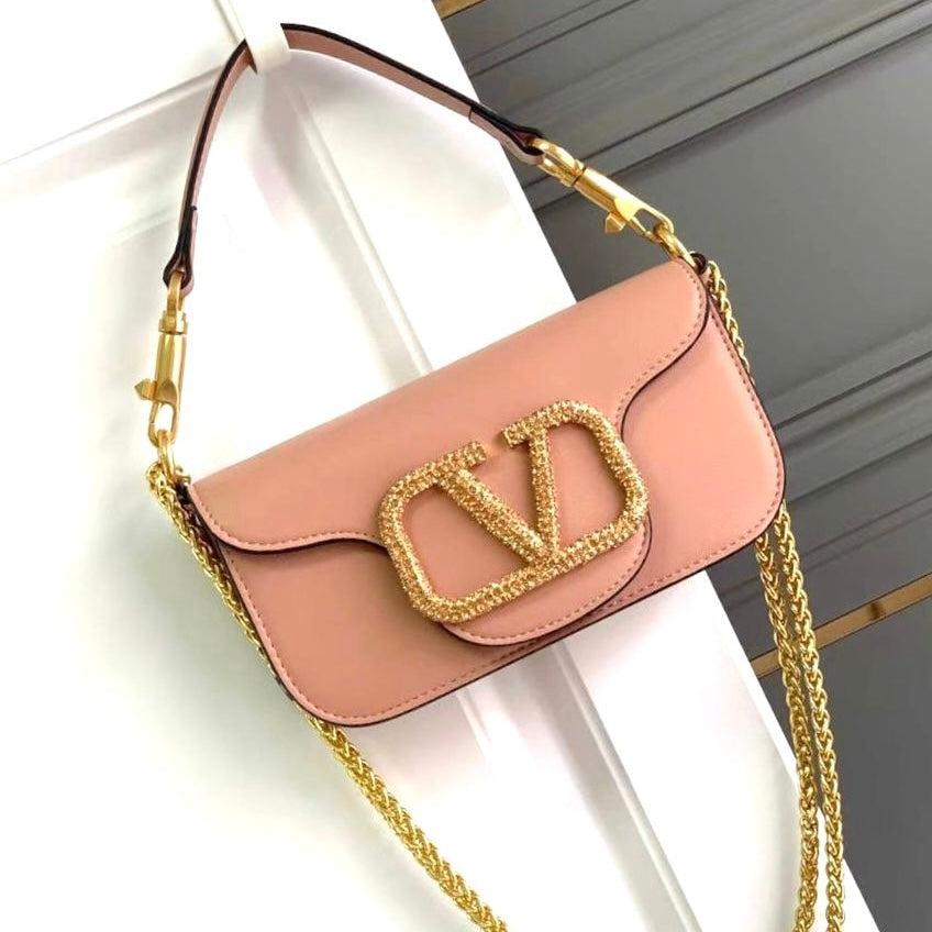 Valentino Loco shoulder jewel Logo Small Bag
