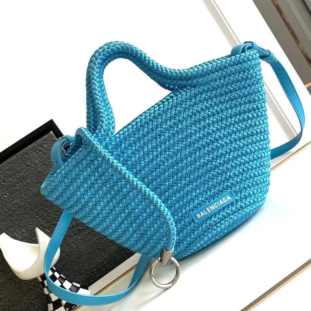 Balenciaga Ibiza Designer Basket Knittin Bag