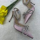 Mach & Mach Double Bow Satin Shoes