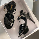 YSL Tribute Platform Shoes in Patent Leather