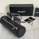 Chrome Hearts Silver Dagger Shield Sunglasses