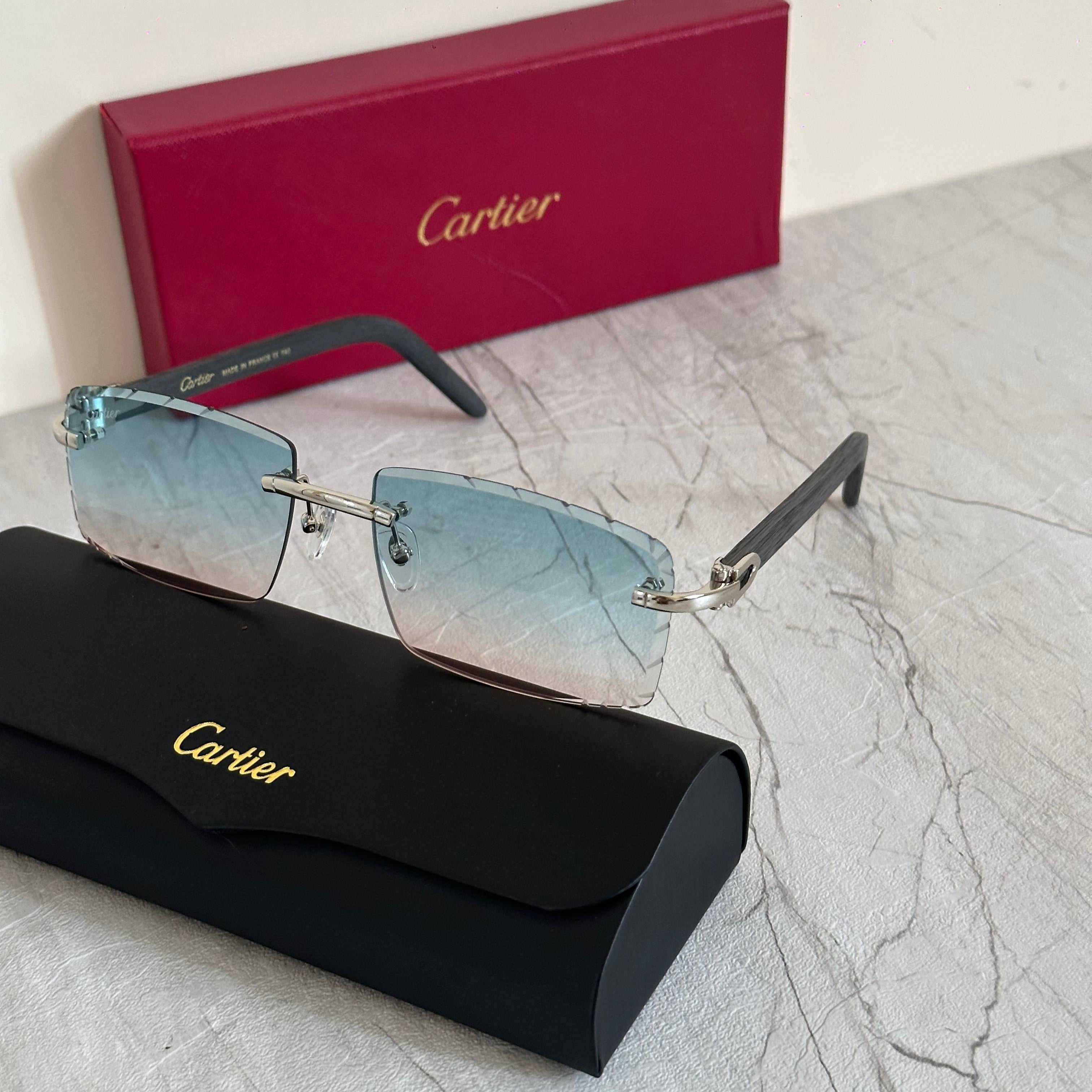Cartier CT0046S Rimless Gradient Sunglasses