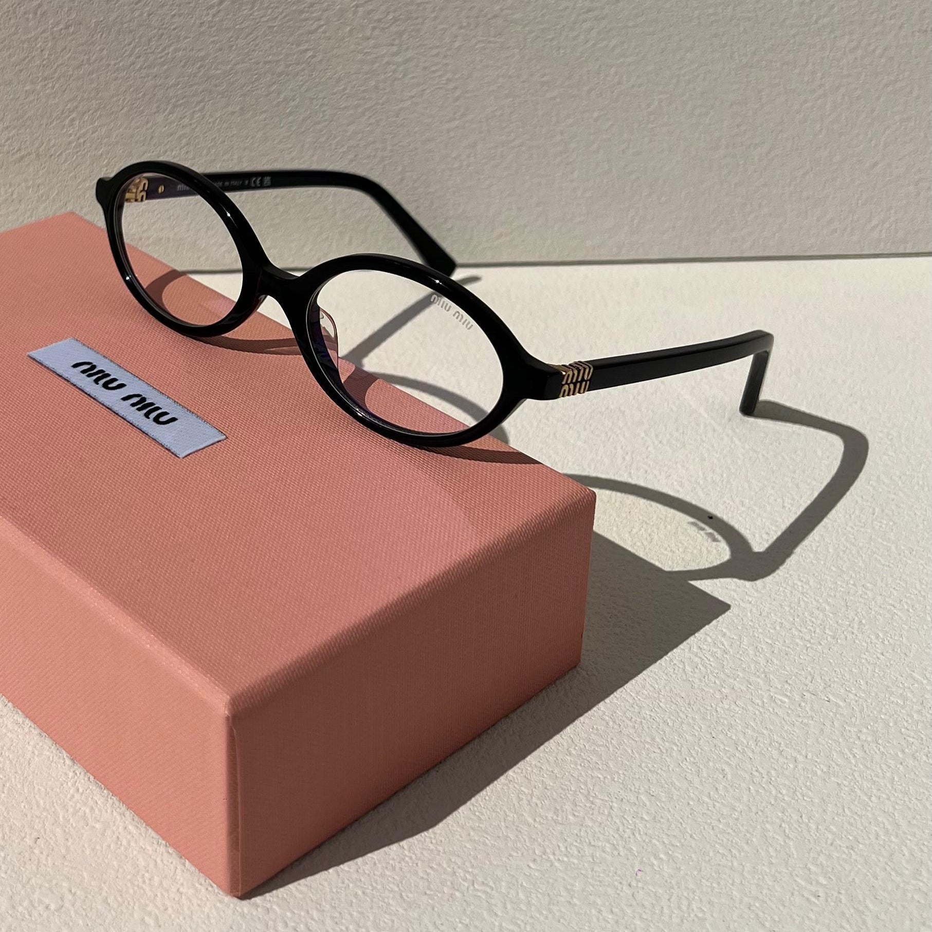 Miu Miu MU 01QV Oval Optical Glasses