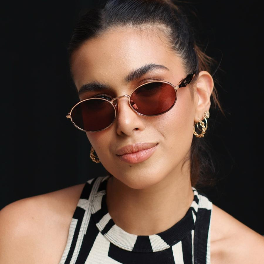 Prada Oval Metal Sunglasses – PR 64XS Style