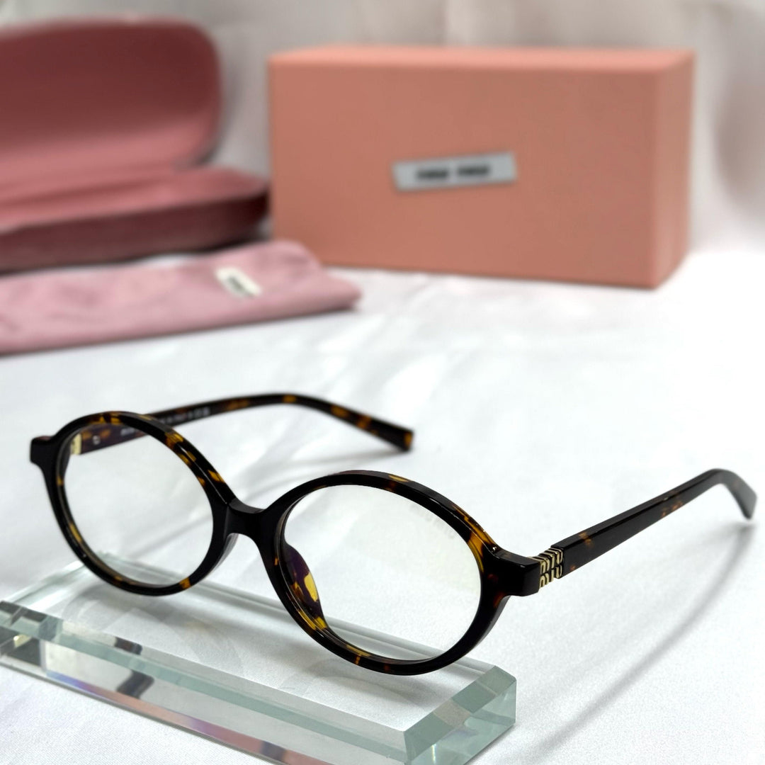 Miu Miu Round Optical Frames – Tortoiseshell Edition