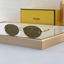 Fendi FE40090U Oval Rimless Sunglasses
