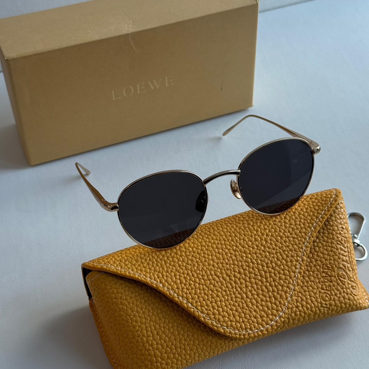 Loewe Round Metal Frame Sunglasses