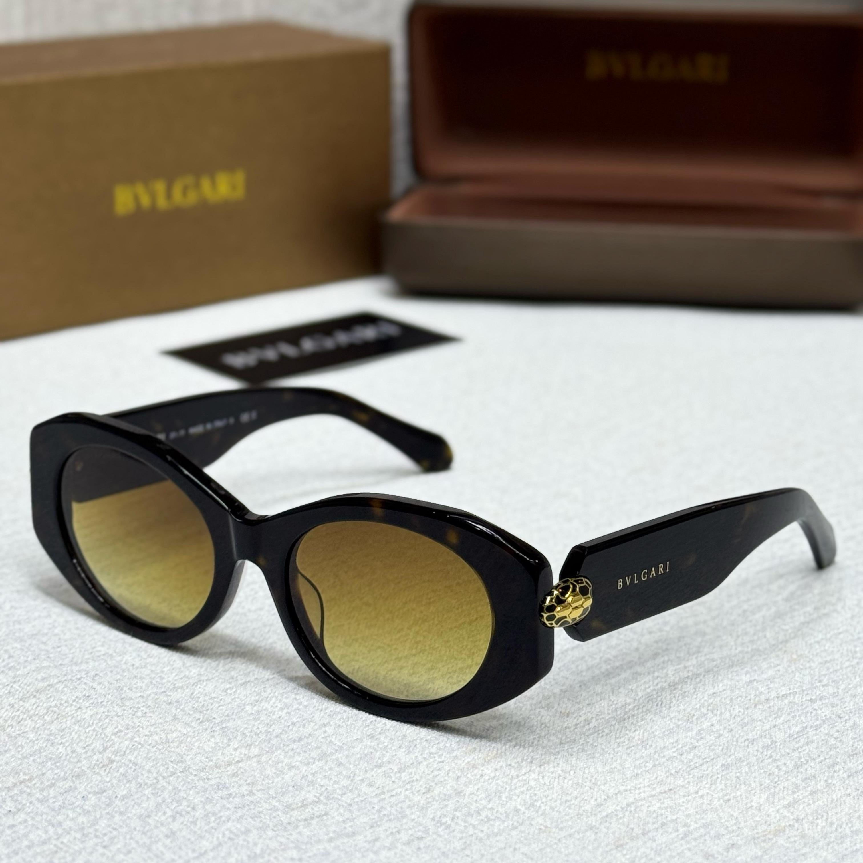 Bvlgari Serpenti Oval Frame Sunglasses