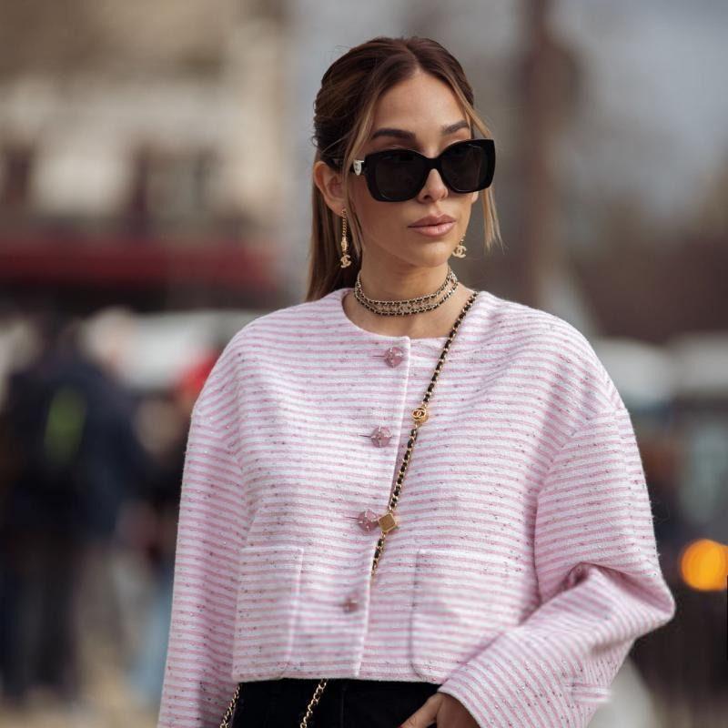 Chanel Heart Emblem Cat-Eye Sunglasses