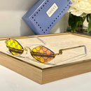 Gucci GG1086S Rectangular Ivory Sunglasses #2