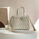 Miu Miu Run Away Matelassé Nappa Leather Hand Bag