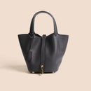Etoupe Luxe Lock Tote