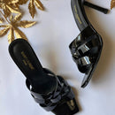 YSL Tribute Leather Heeled Shoes