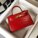 Hermes Kelly Mini Crocodile 21 Cm Bag