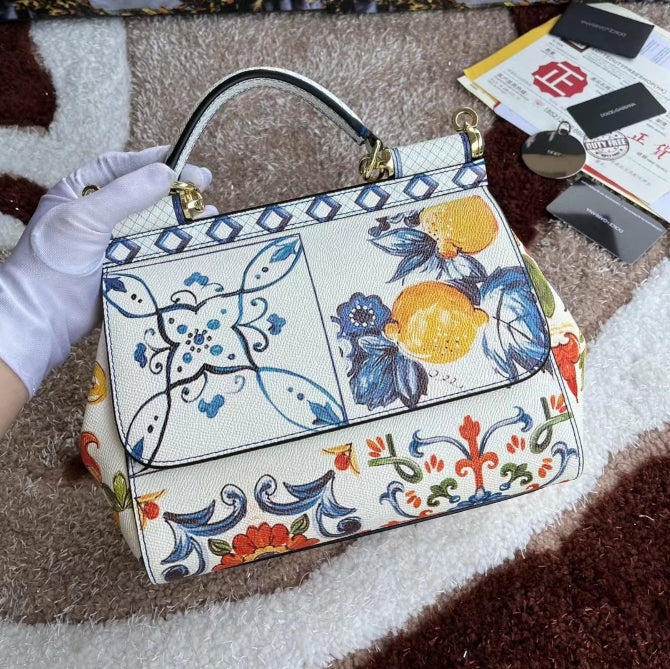 Dolce & Gabbana Sicily Floral-printed Shoulder Bag
