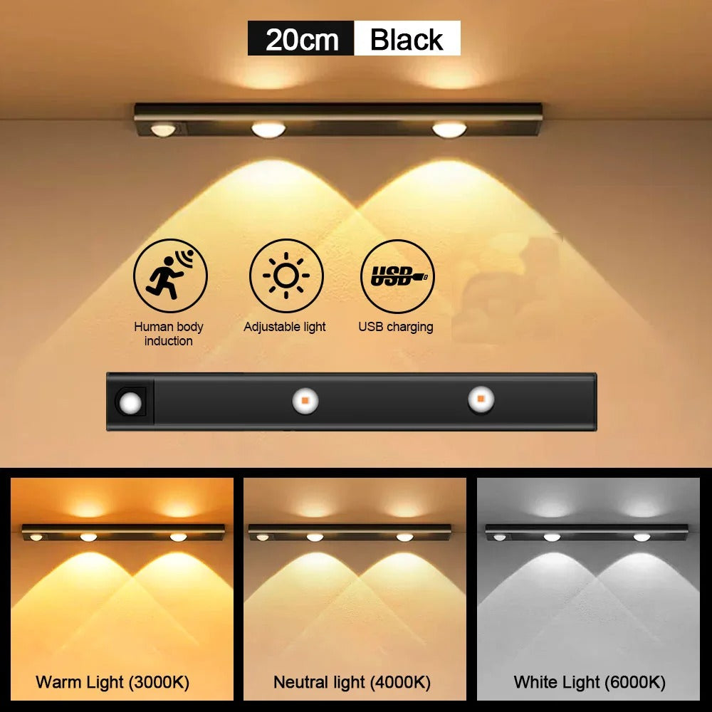3 colors in one Lamp / Black 20cm