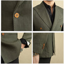 Havana Linen Blazer (Olive) – Harold