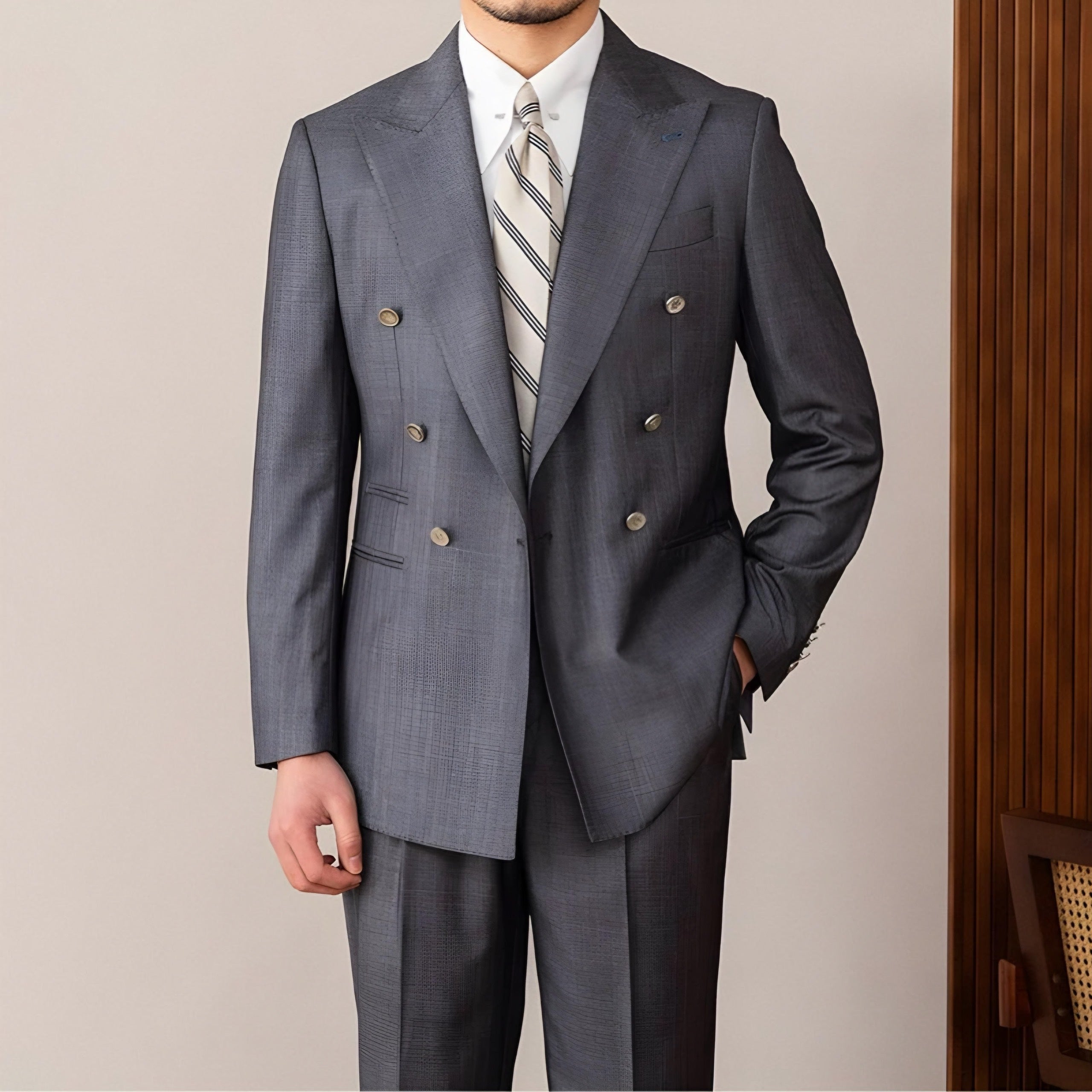 Gray Veroza Suit (Includes: Jacket + Trousers)