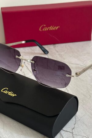 Cartier CT0046S Rimless Sunglasses