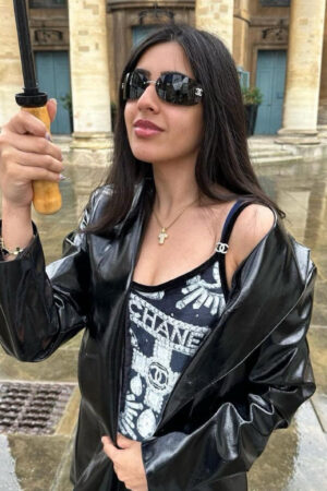 Chanel Butterfly Rimless Sunglasses