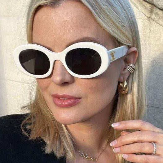 Celine Triomphe Oval Acetate Sunglasses