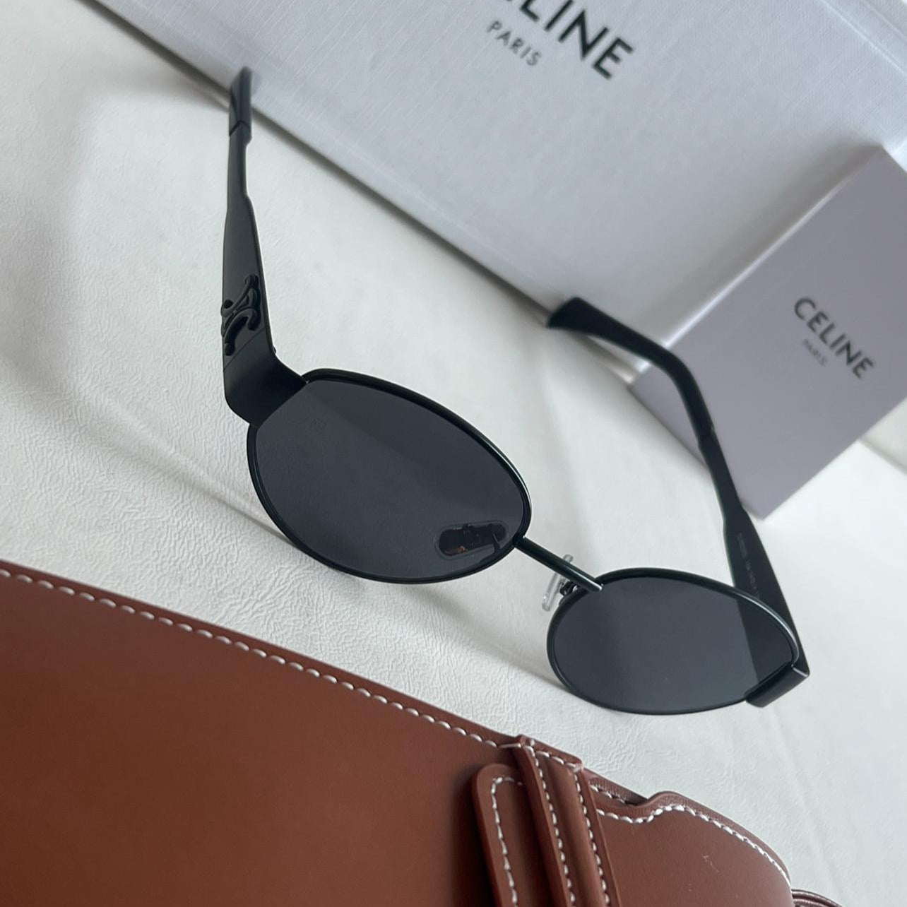 Celine Oval Frame Sunglasses - Image 4