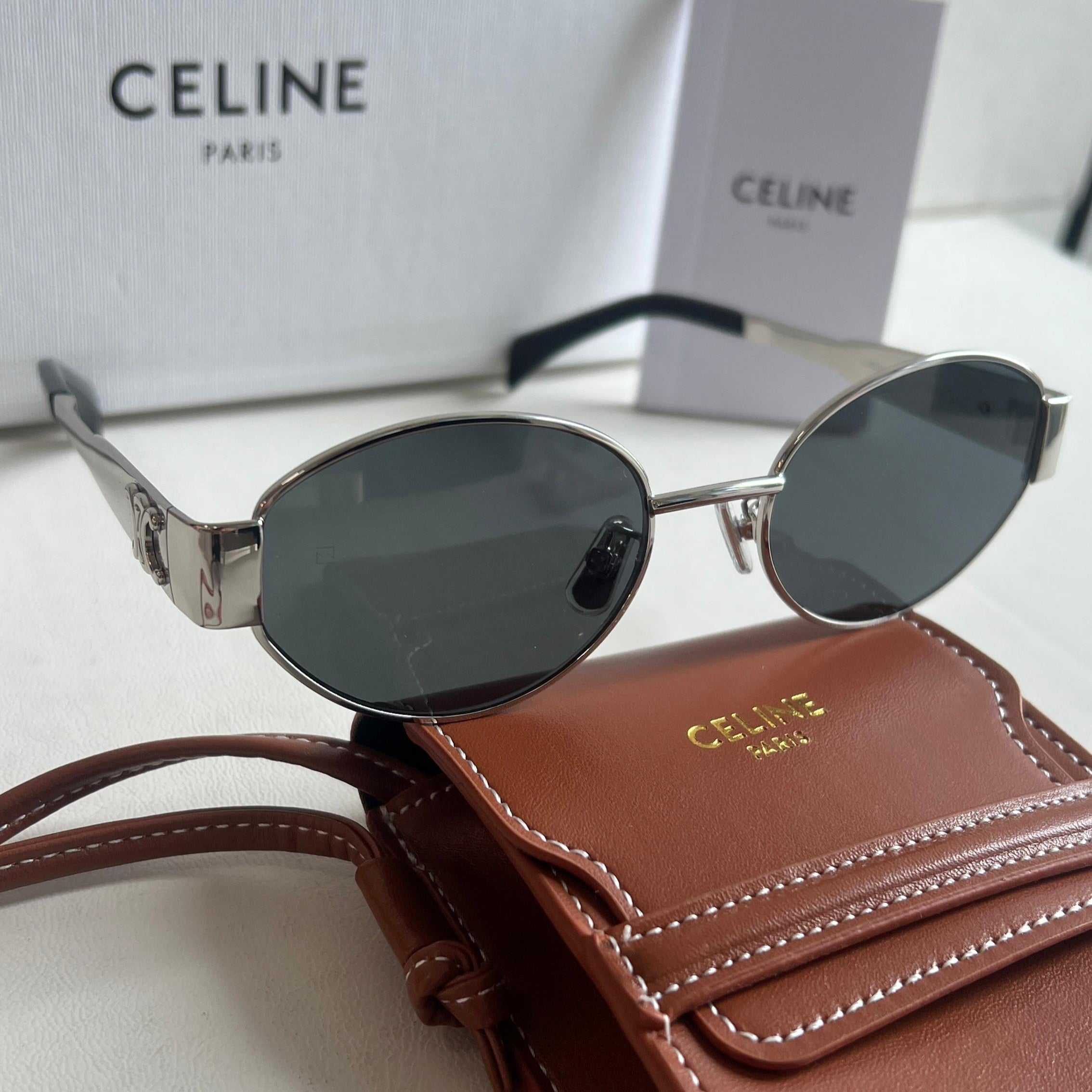 Celine Oval Frame Sunglasses - Image 2