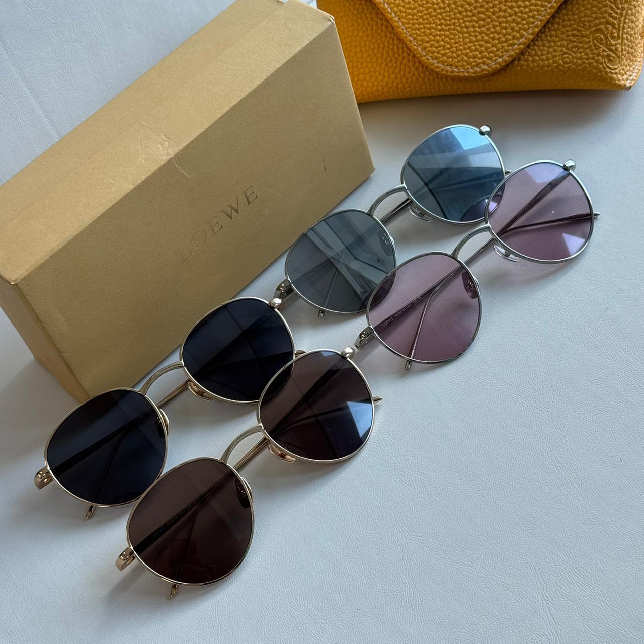 Loewe Round Metal Frame Sunglasses