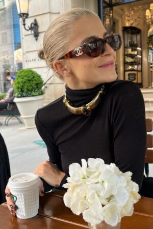 Chanel 5435 Tortoiseshell Oversized Sunglasses