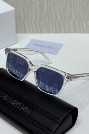Dior Oblique Transparent Frame Sunglasses