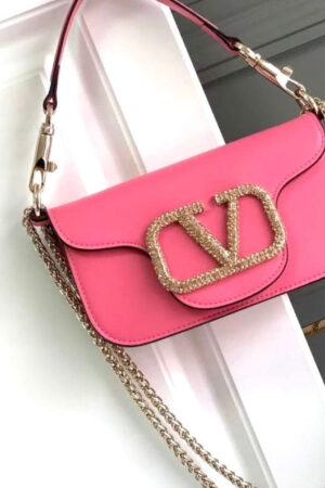 Valentino Loco shoulder jewel Logo Small Bag
