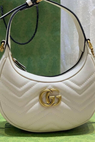 Gucci GG Marmont Half-moon shaped bag