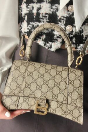 Balenciaga X GG Supreme Medium Bag