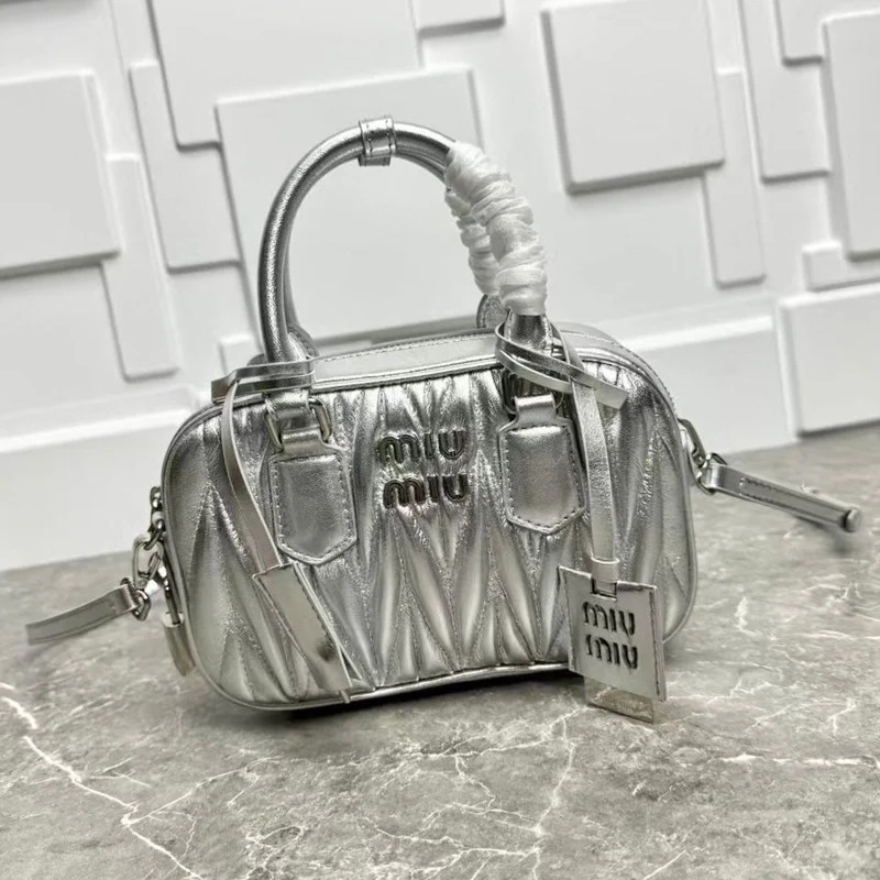 Miu Miu Arcadie Matelassé Nappa Leather mini-bag